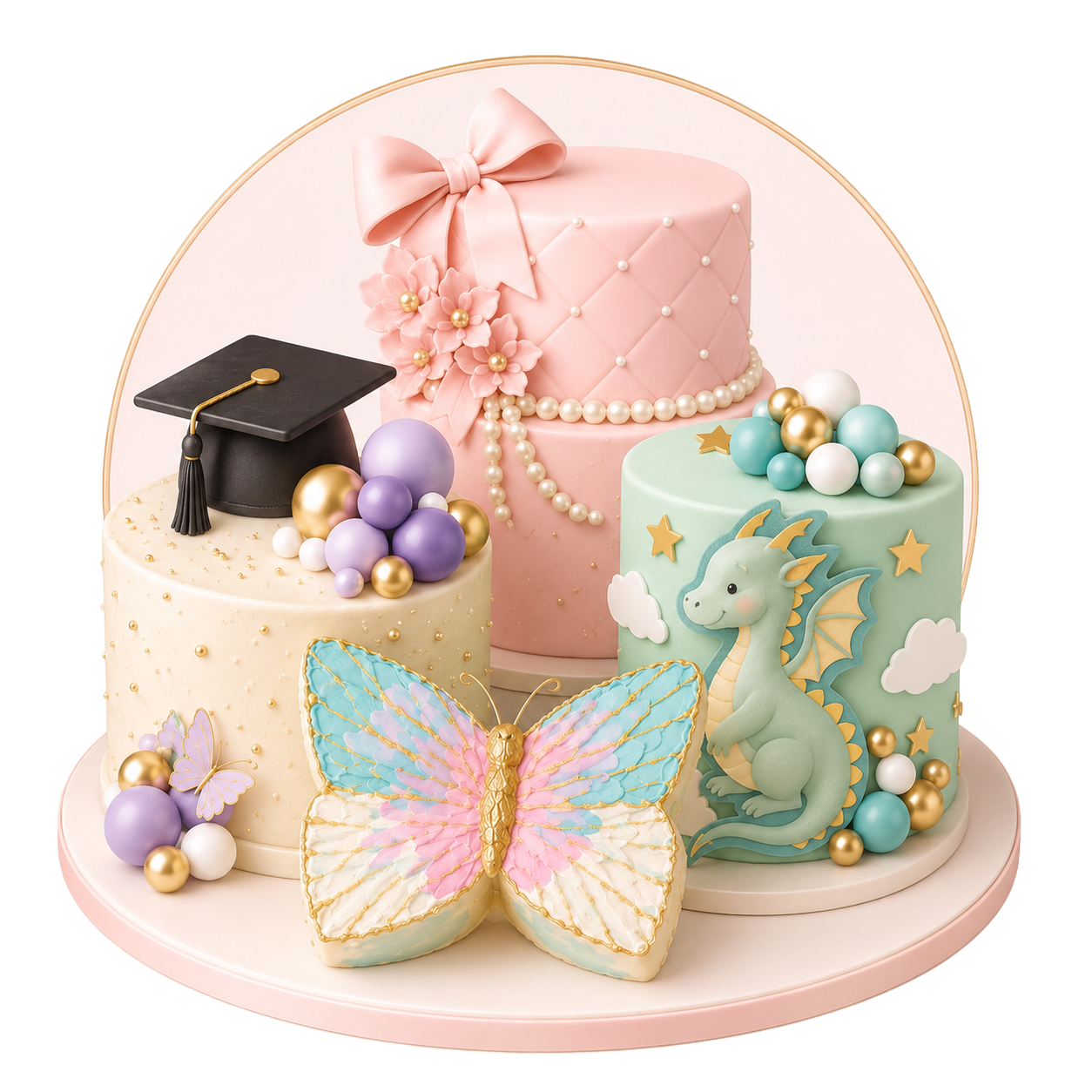 Kursti Kreations custom cake